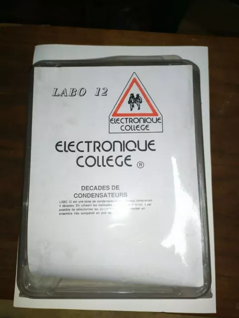 Kit Électronique decades de CONDENSATEURS CI + Composants (DepI2h2Labo12)