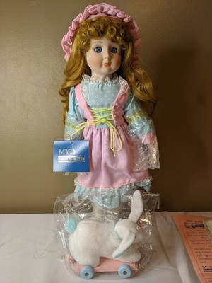 MYD Inc. - Marian Yu Deigns 15" Easter Porcelain Doll #2394