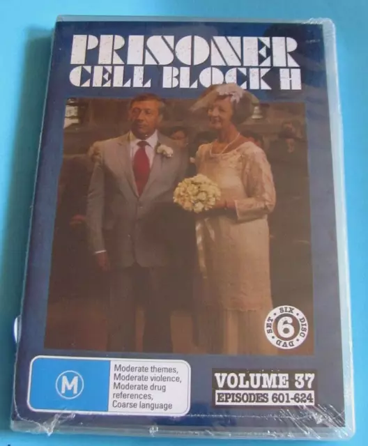 PRISONER Cell Block H Volume 37 DVD Episodes 601-624 NEW SEALED All Region