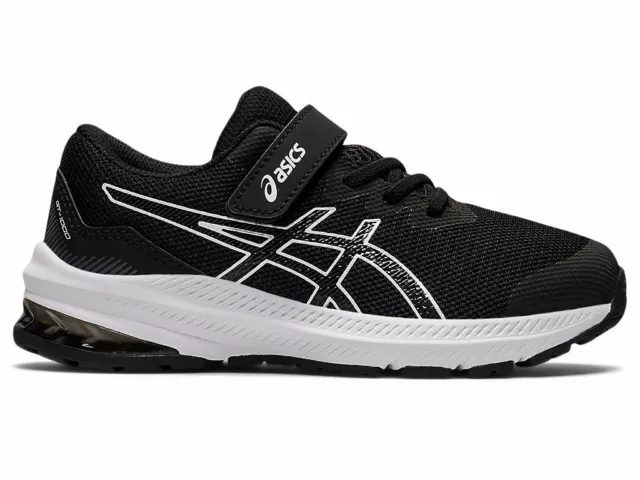 Scarpa Asics Bimbo/A Gt-1000 Ps Nera Con Suola Bianca 1014A238-001