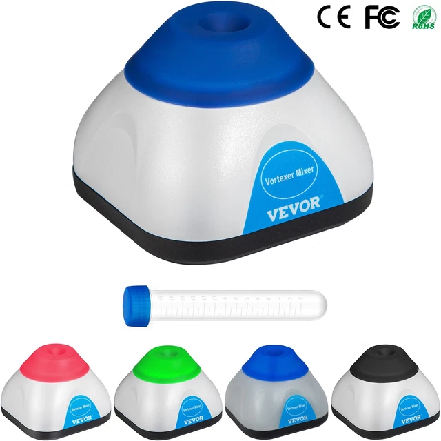 VEVOR MINI VORTEX Mixer Lab Vortex Mixer Shaker 3000/6000RPM 50ML for