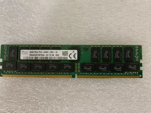 SK Hynix 32GB 2Rx4 PC4 2400T DDR 4 Server Memory  HMA84GR7MFR4N