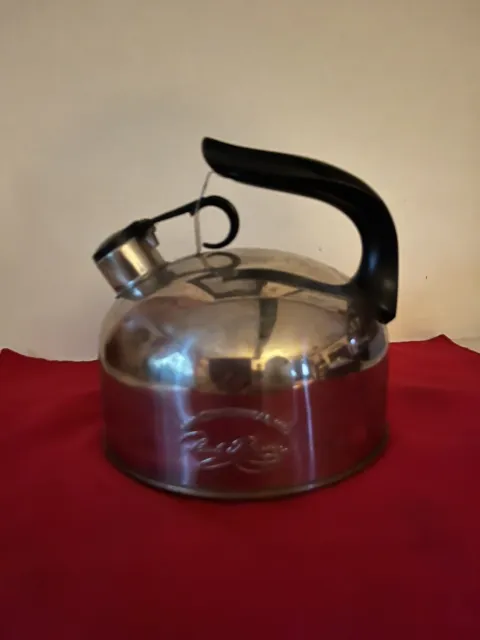 Vintage 7” Paul Revere Centennial Whistling Tea Kettle 1882-1992 Copper Bottom