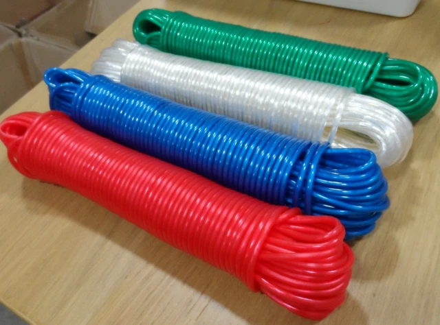 10/20/25/30M Plastic Coated Washing Clothes Drying Line Core - Foto 10