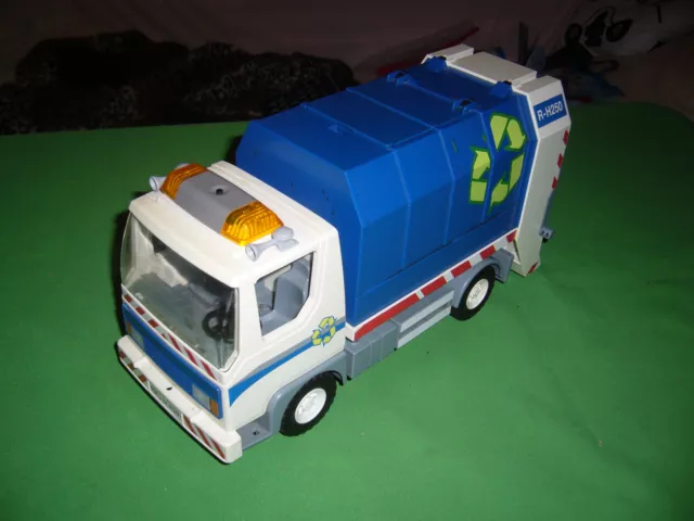 ② Playmobil 6110, camion poubelle avec conteneurs — Jouets