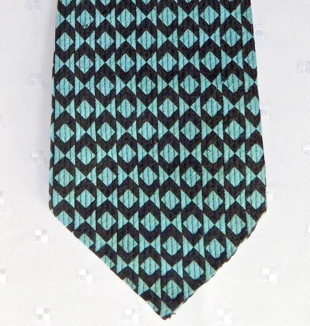 Cravatta vintage Marks and Spencer da uomo anni '60 poliestere lavabile St Michael