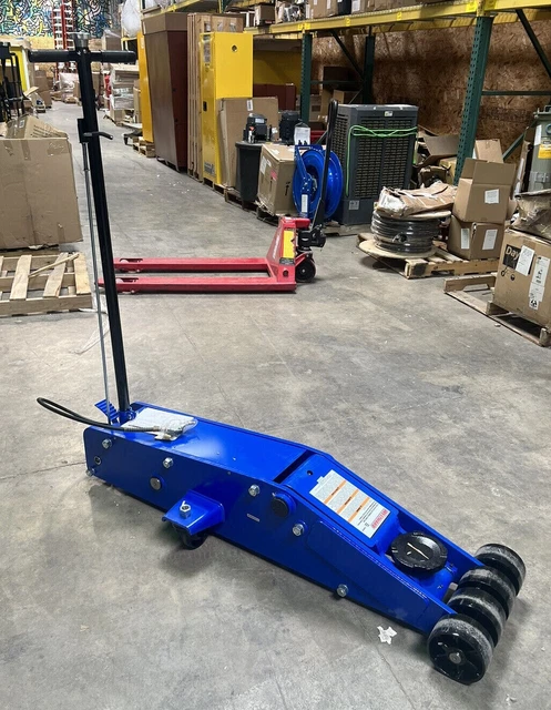 WESTWARD 55ER91 Trolley Floor Jack Steel Manual Handle Air/Mechanical 20 ton Loa