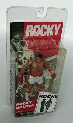 NUOVO/NEW Rocky-ROCKY BALBOA pantaloni bianchi 18 CM PERSONAGGIO FIGURE NECA 14 