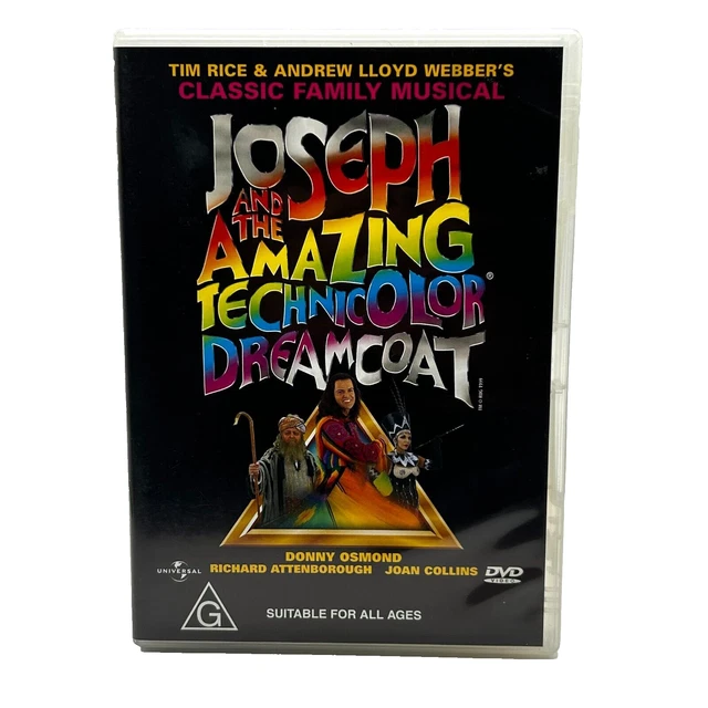 Joseph And The Amazing Technicolor Dreamcoat (DVD, 1999) Region 4 - Free Postage