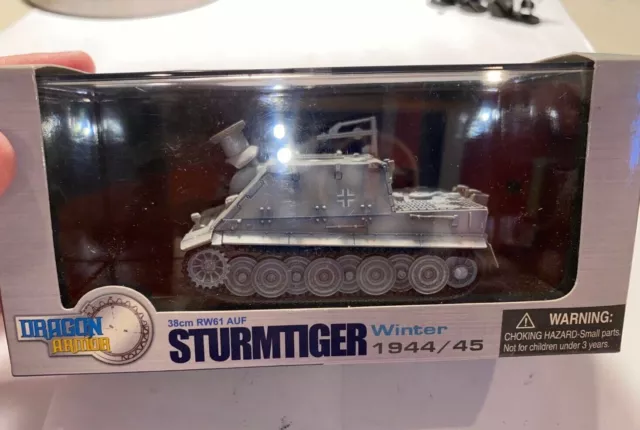 Dragon Armor, STURMTIGER, Winter 1944/45, 38cm RW61 AUF, 1:72-Brand New