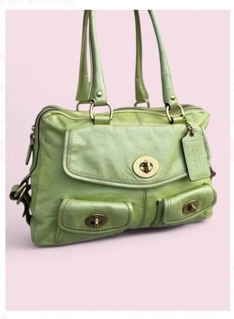 Vintage Coach Ltd Ed Peyton Legacy Green COACH PEYTON