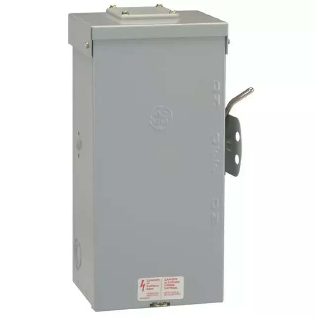 GE 100 Amp 24,000 Watt Outdoor Electrical Double Throw Safety Transfer Switch