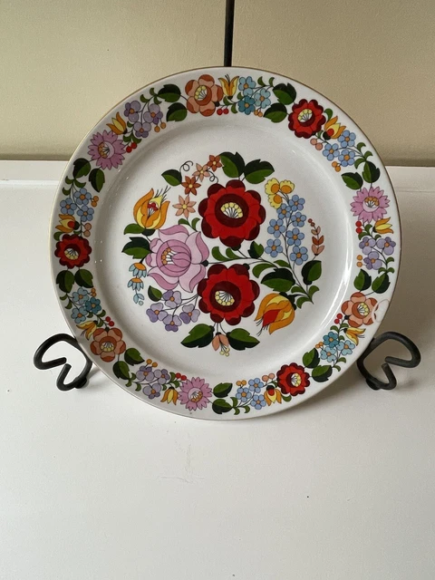 KALOCSA Hand Painted Porcelain Decorative Wall Plate (See Description)