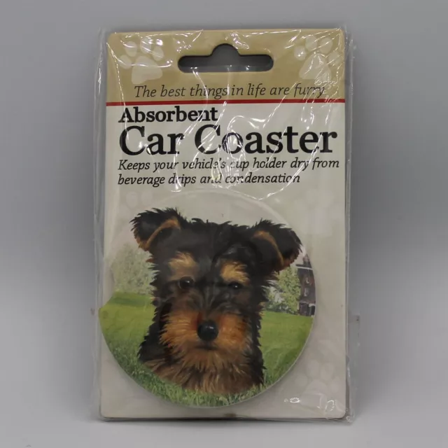 Super Absorbent Car Coaster - Dog - Yorkie