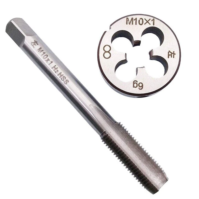 1.0mm Die Robinet Métrique Filetage Taraudage Haute Vitesse Acier HSS M10 X 1mm