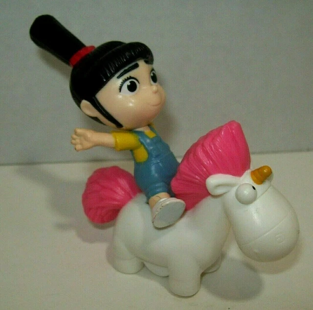 Despicable Me 3 Agnes Rockin Unicorn Minion McDonalds Happy Meal Figure 2017 #6
