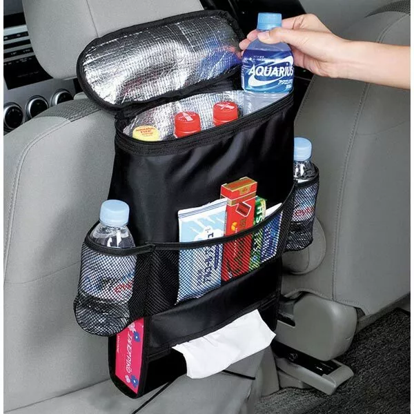 Car Seat Summer Organiser Storage Bag Multi Pockets & Cooler Bag & Tissue Pouch