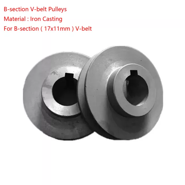 Iron Casting V-Groove Drive Pulley For B-Section V-Belt Pulleys OD 60mm-150mm