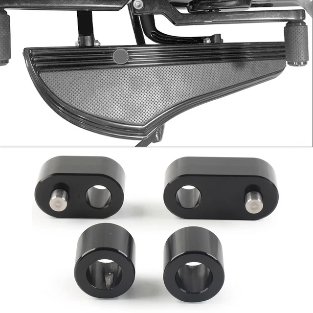 1-Inch Driver Floorboard Spacer Kit For Harley Touring Bikes - Road King, Electra Glide & Road Glide (2009-2021)