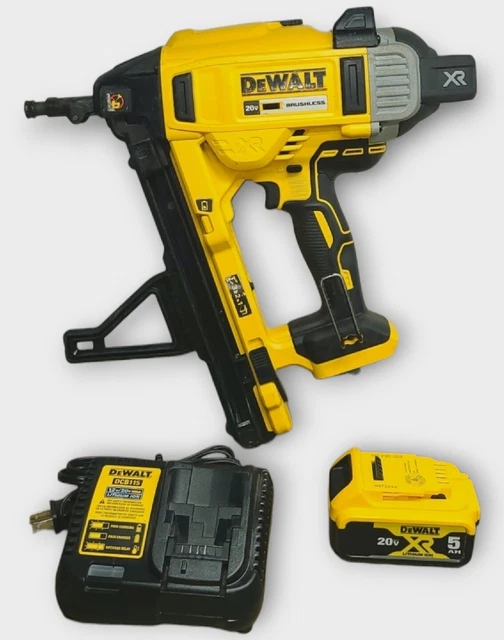 CONCRETE NAILER METAL Track Framing Nail Gun Dewalt DCN8908 20V Kit