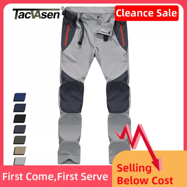 Waterproof Mens Outdoor Hiking Pants Tactical Army Pants Quick Dry Work Trousers