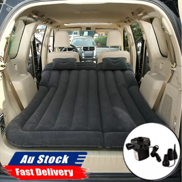 Inflatable Air Seat Mattress Travel Camping SUV Car Back Bed Rest Sleep Outdoor