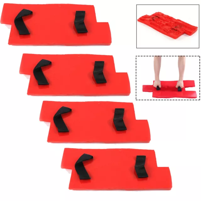 4pcs Slate Seamless Texture Stamps Mats Skin Concrete Cement Stamps Polyurethane