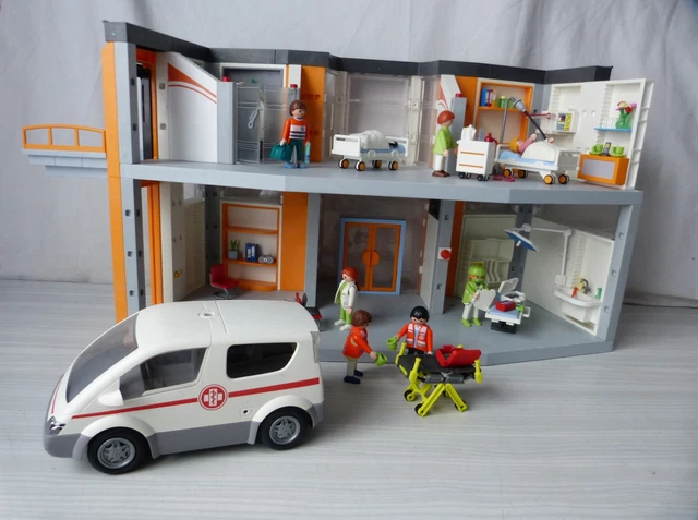 #PLAYMOBIL# 70190 CITY Life : Hôpital aménagé, ambulance... (à ...