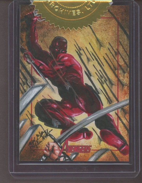 2011 Scifihobby Marvel SketchaFex Sketch Card The Avengers