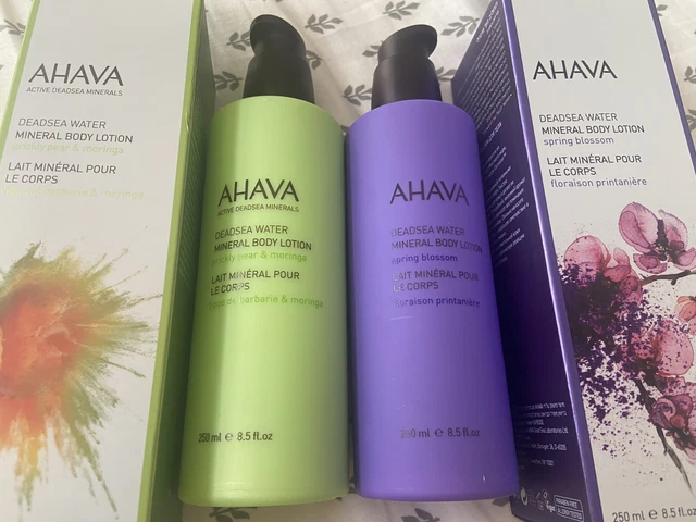 NUEVO AHAVA Espinosa Pera y Flor de Primavera Loción Corporal en Caja 8,5 oz