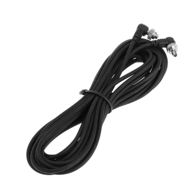Pc-Pc Line Camera Pc Sync Cable Male to Male Cord Flash Light Extend 5m