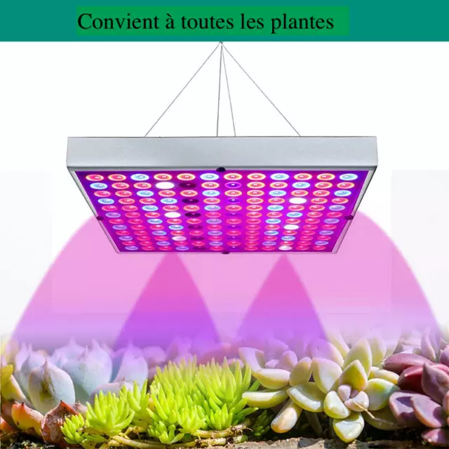 LED Lampe Horticole de Croissance Full Spectrum pour Plantes / Semis - 144 Puces