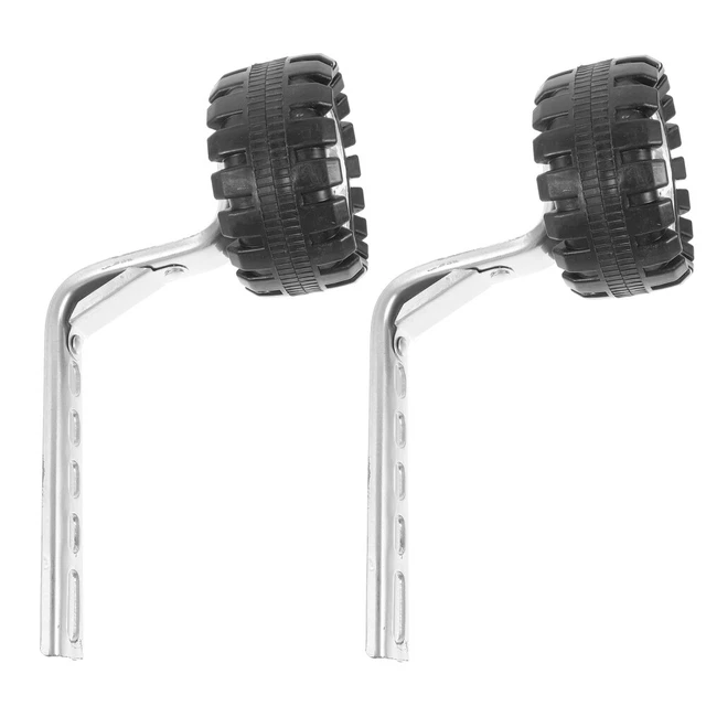 Roulettes Stabilisatrices Vélo Enfant - 1 Paire Rose - Pour Vélos 12-20 Pouces - Réglables Et Sécurisées