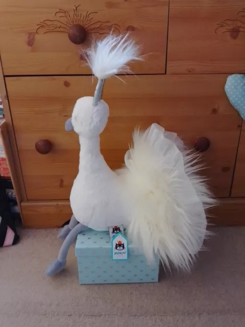 Jellycat white peacock discount