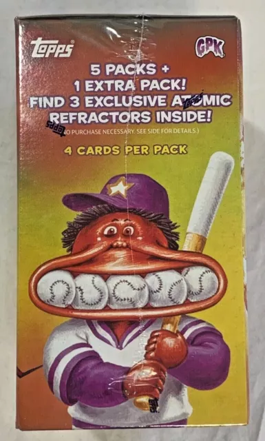 2021 Topps Garbage Pail Kids CHROME SERIES 4 Card Blaster Box Value 1 2 3 4 PACK 3