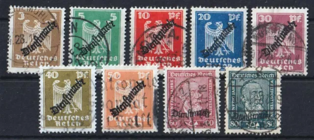 D.REICH-Dienst 105/13 "Schlangenförmiger Aufdruck", gestempelt, Michel 65,--
