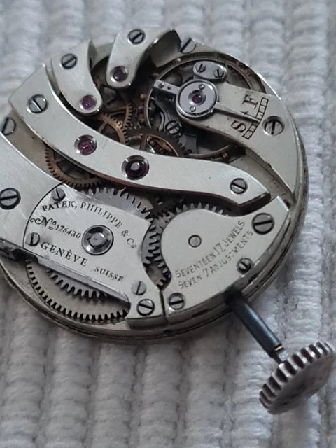 Mouvement De Montre De Poche Patek Philippe 17-250 - Balance Complète, Pièce Neuve Référence 721