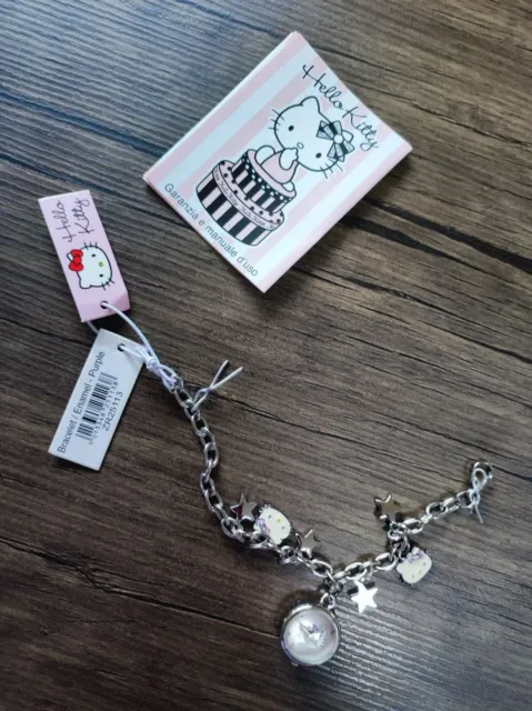 Bracciale con Orologio e charms - Hello Kitty - SANRIO (Nuovo)