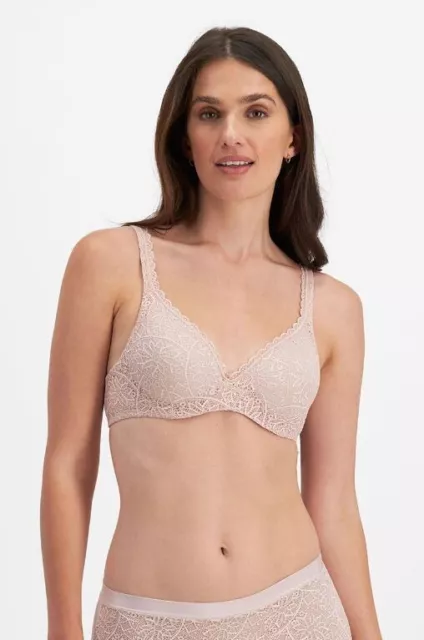 New Berlei Barely There Lace Contour Bra 2 Pack - Nude