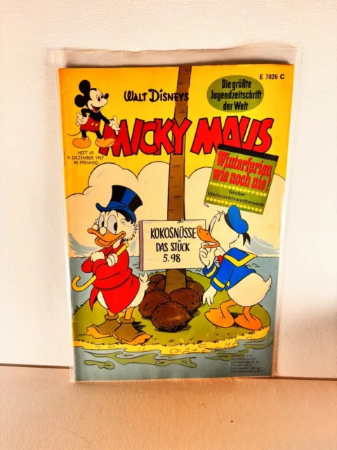 Micky Maus Heft Nr 49 Disney Comic #A21 Sammlung Selten Konvolut