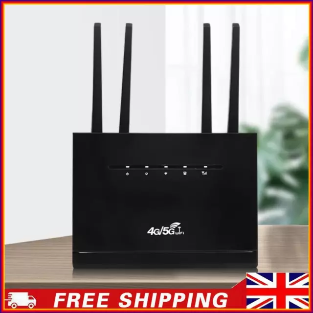 4G CPE Router Wireless Modem RJ45 WAN LAN with SIM Card Slot Convenient for Home