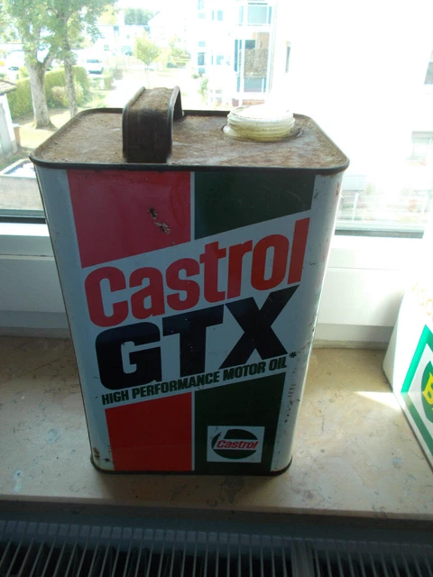 Alte  Castrol Öldose Kanister  Oldtimergarage Deko