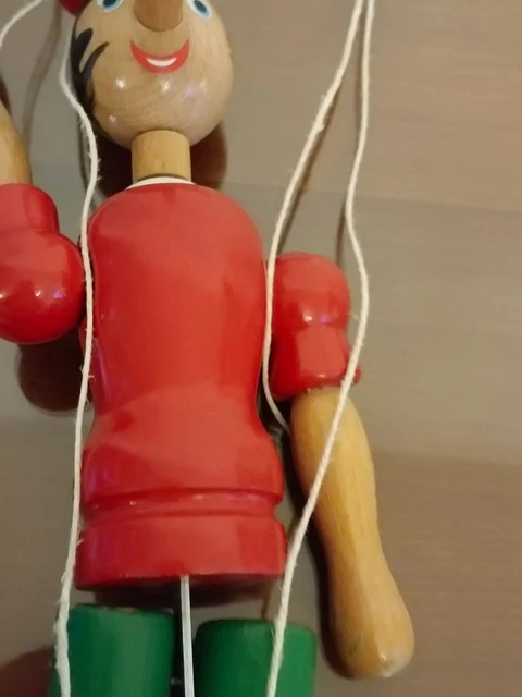 Giant articulated wooden Pinocchio 95cm