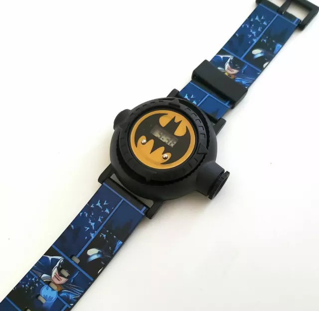 NEW Accutime DC Comics BATMAN Children's Projection Watch Projects 10 Pictures