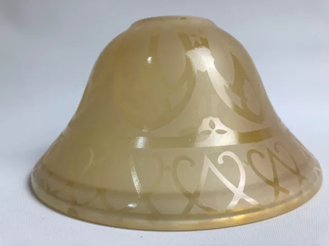 Glass Light Shade Lamp Flared Retro Vintage Lampshade Shabby Bell Shape Boho