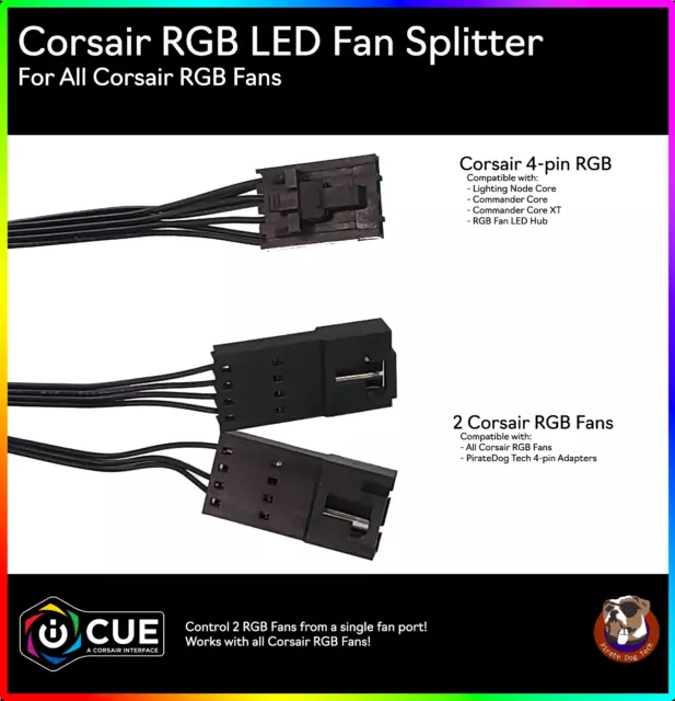 Corsair RGB LED Fan Splitter Cable