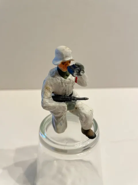 Elastolin Lineol passend Mini Forma Miniforma Soldat in Schnee-Tarnuniform