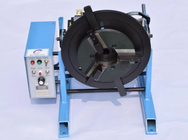100KG 140mm Welding Positioner Turntable Timing Function, With 300mm Chuck 220V