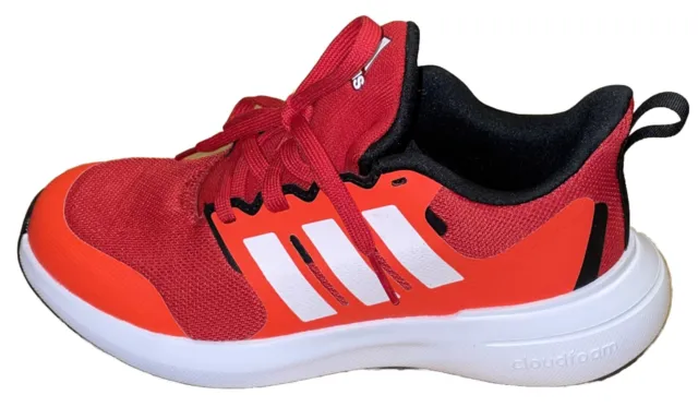 Adidas Fortarun 2.0 Kids Cloudfoam Sportswear Running Shoes Red HP5437 Size 4