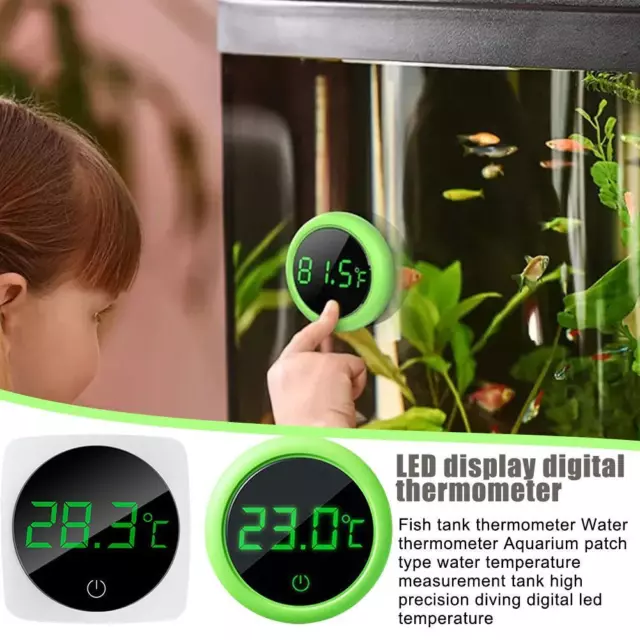 LED Digital Thermometer Aquarium Fish Tank Aquarium Tool TEMPERATURE 2024 U8O2
